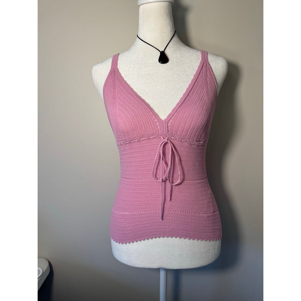 Zara Y2K Style Pink Tank Top Size M